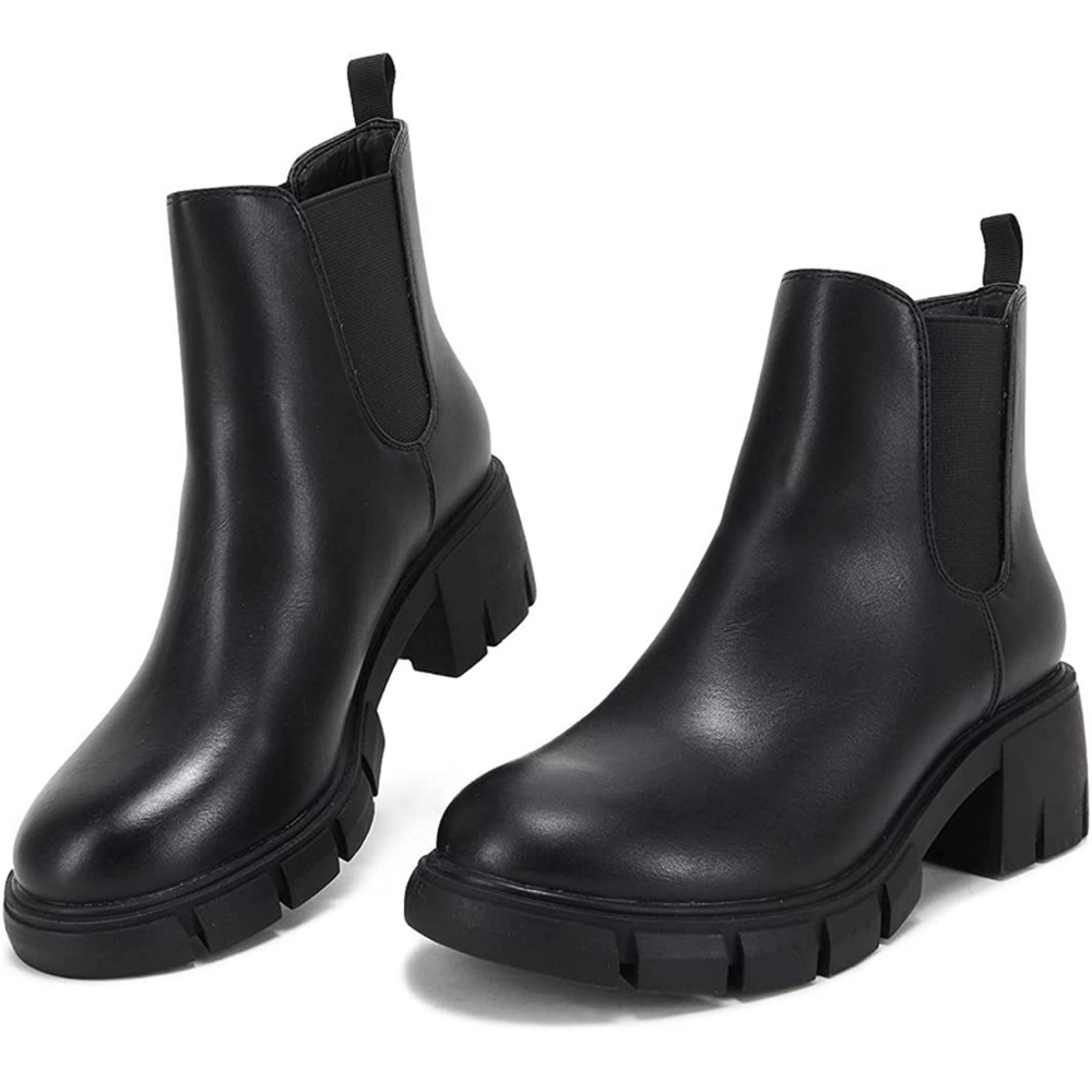 Casual Chunky Platform Boots